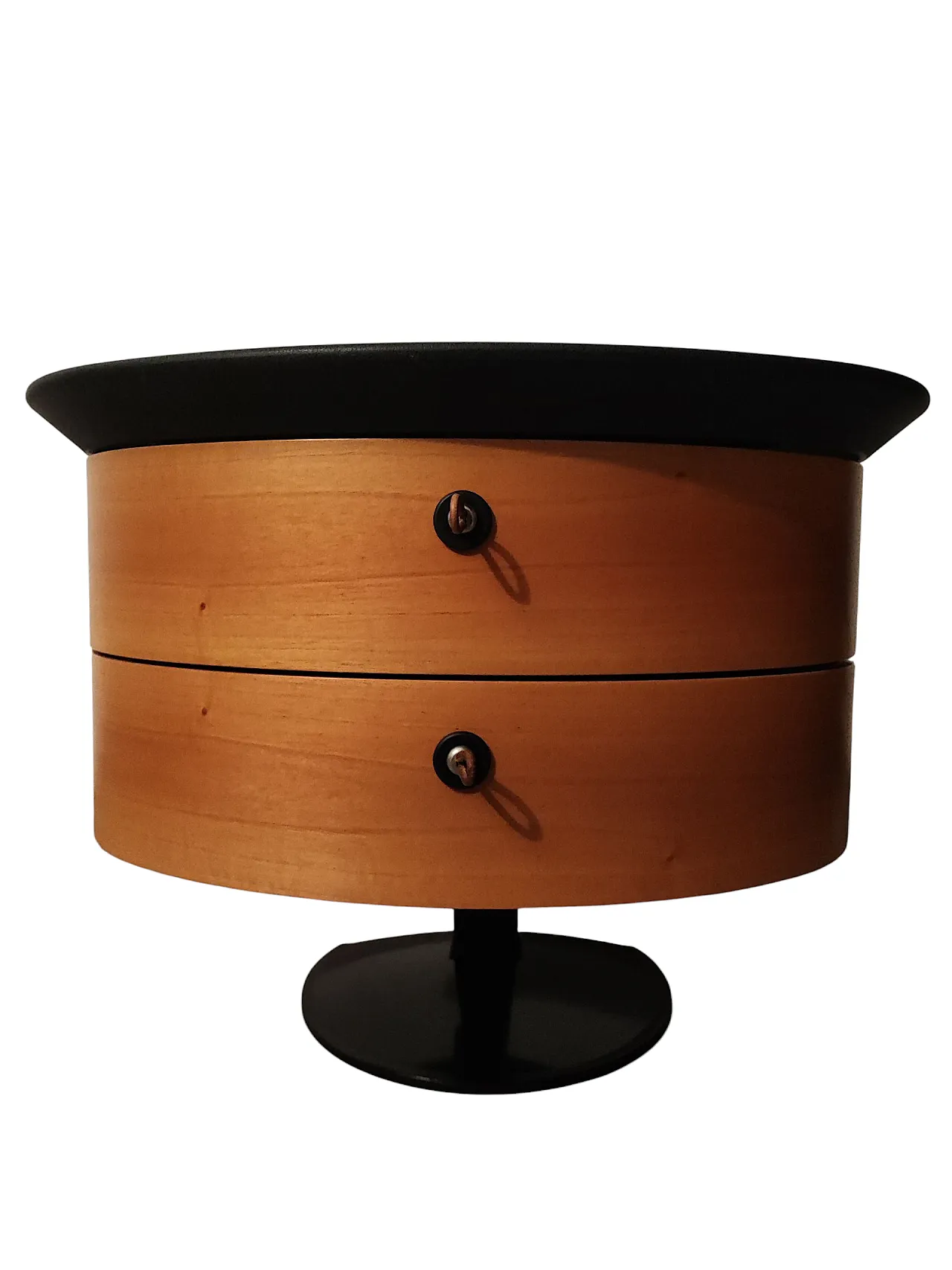 Pair of Italian postmodern bedside tables by EmmeBi, 80/90s 4