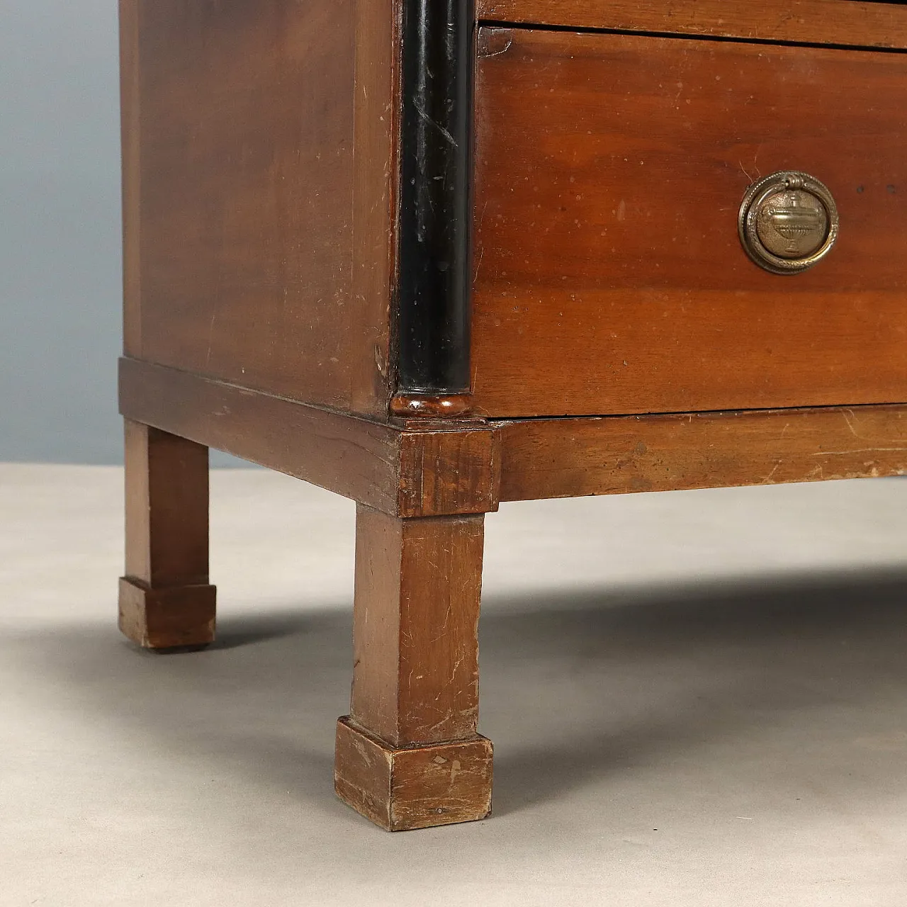 Cassettiera Impero in noce, primo '800 8