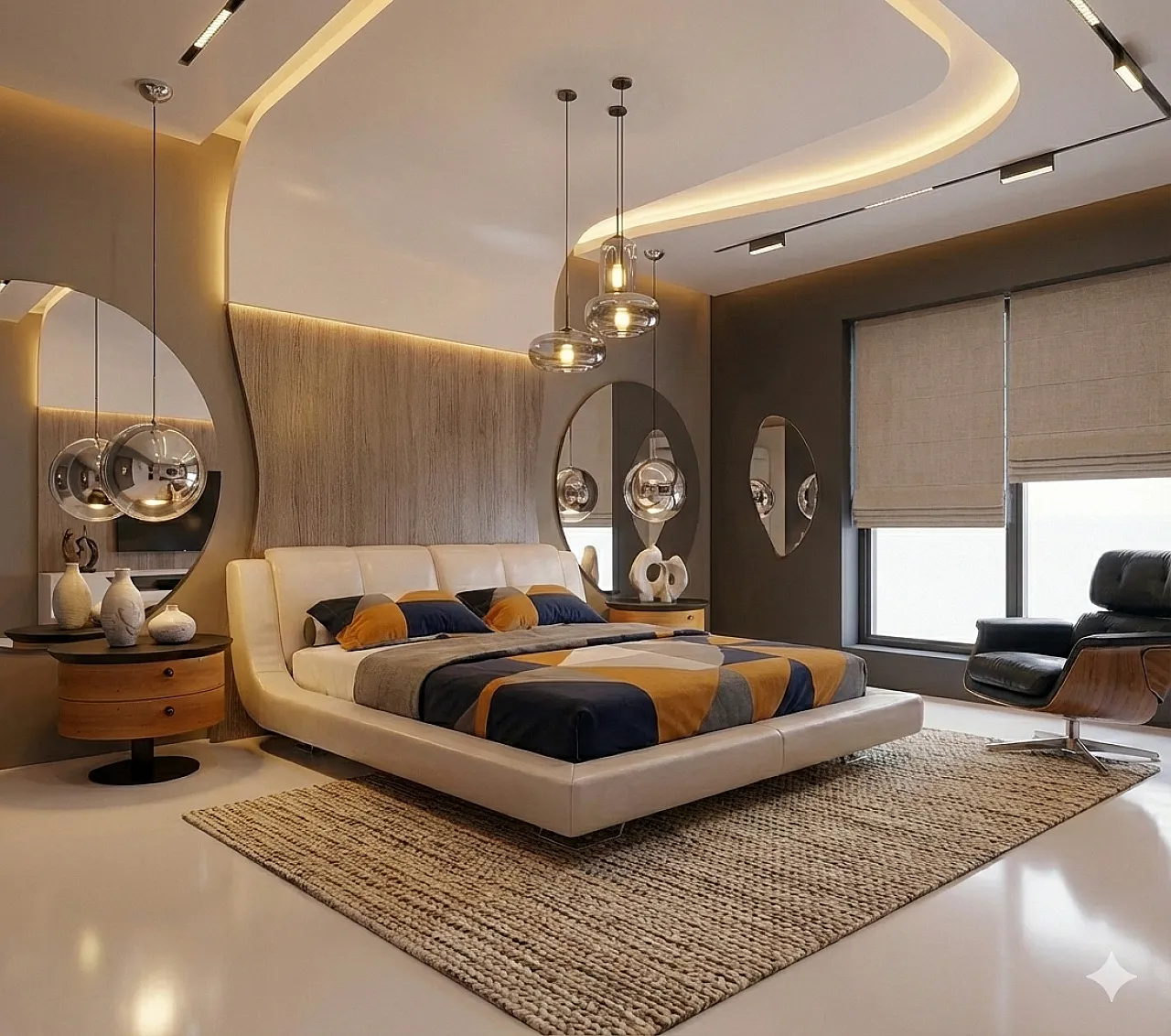 Pair of Italian postmodern bedside tables by EmmeBi, 80/90s 27