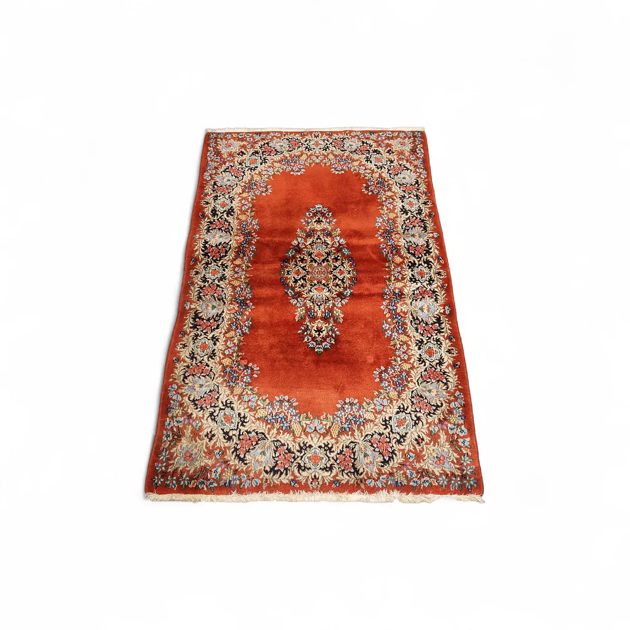 Tappeto Tabriz in cotone e lana, nodo fine, realizzato a mano, '900 8
