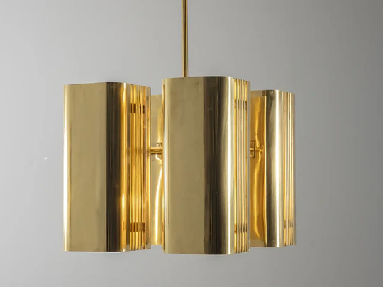 Brutalist chandelier, 1970s 2