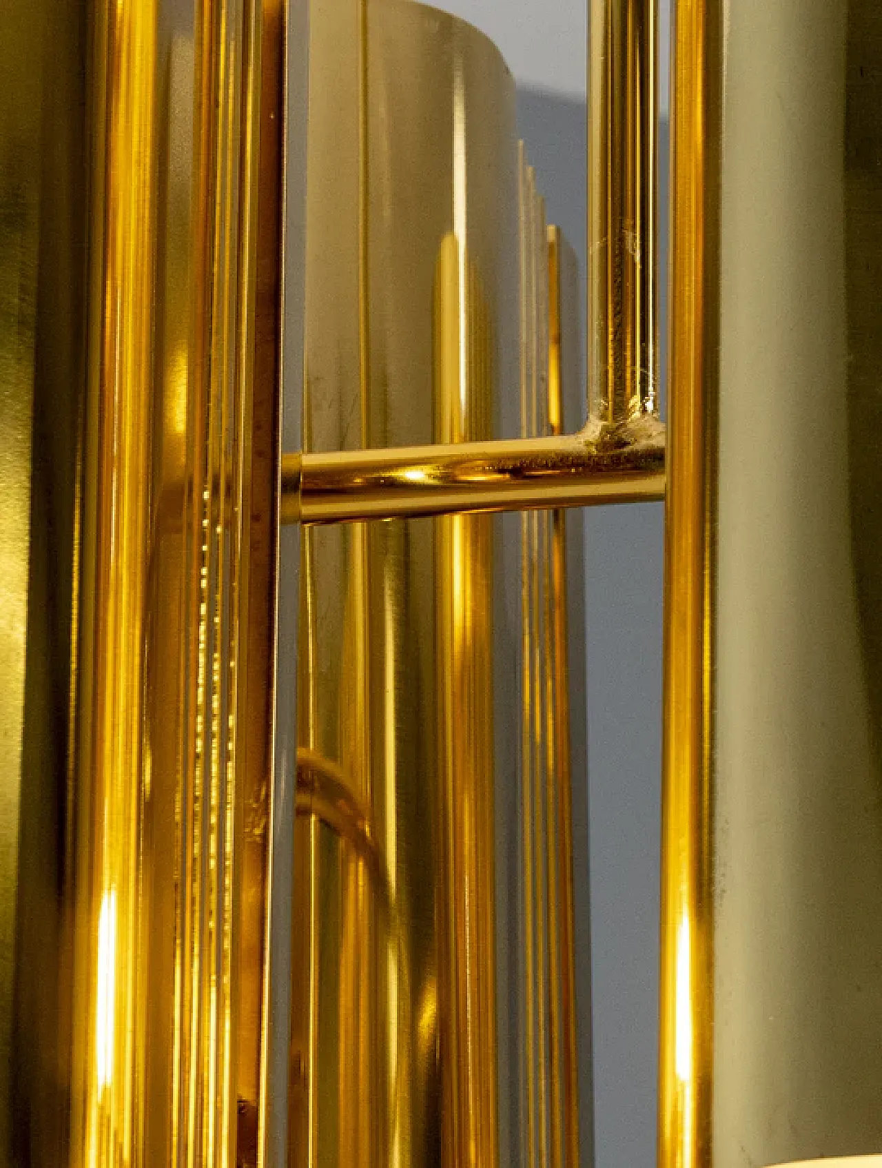 Brutalist chandelier, 1970s 4