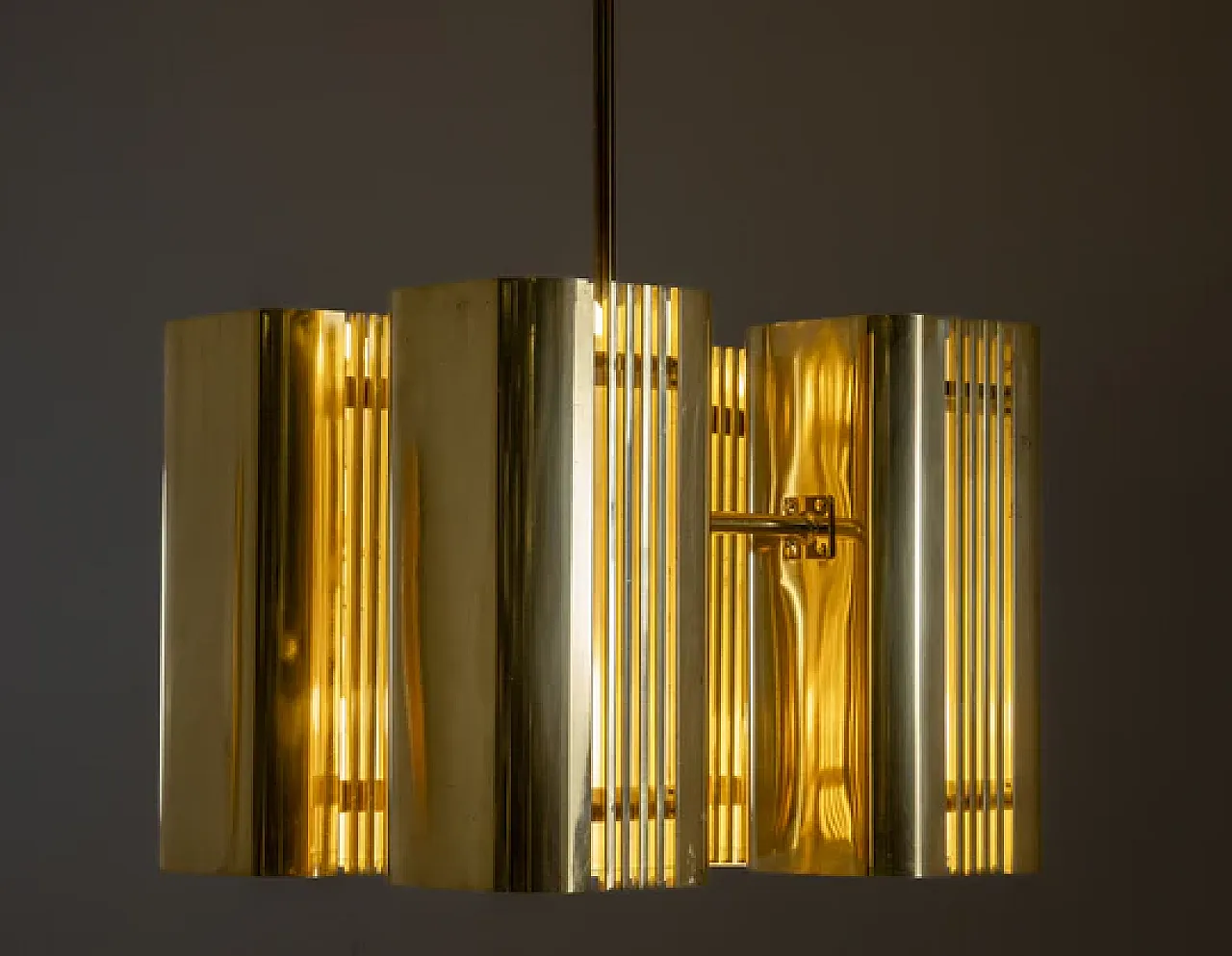 Brutalist chandelier, 1970s 7