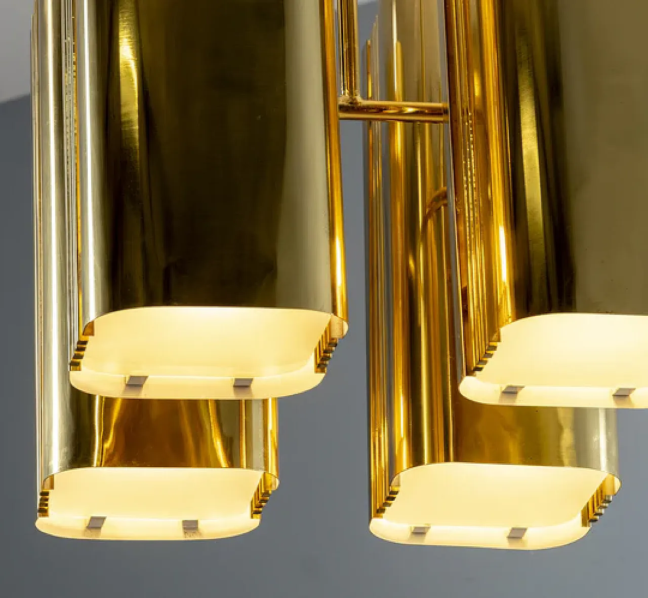 Brutalist chandelier, 1970s 8