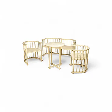Gruppo di sedute Jugendstil di Josef Hoffmann, inizio '900