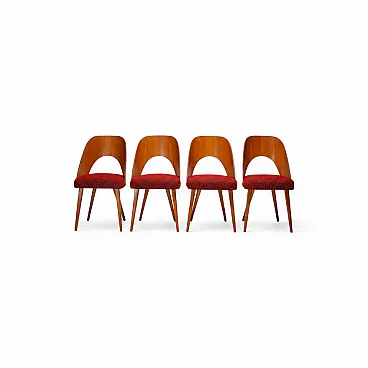 4 sedie da pranzo Antonín Šuman, anni '60