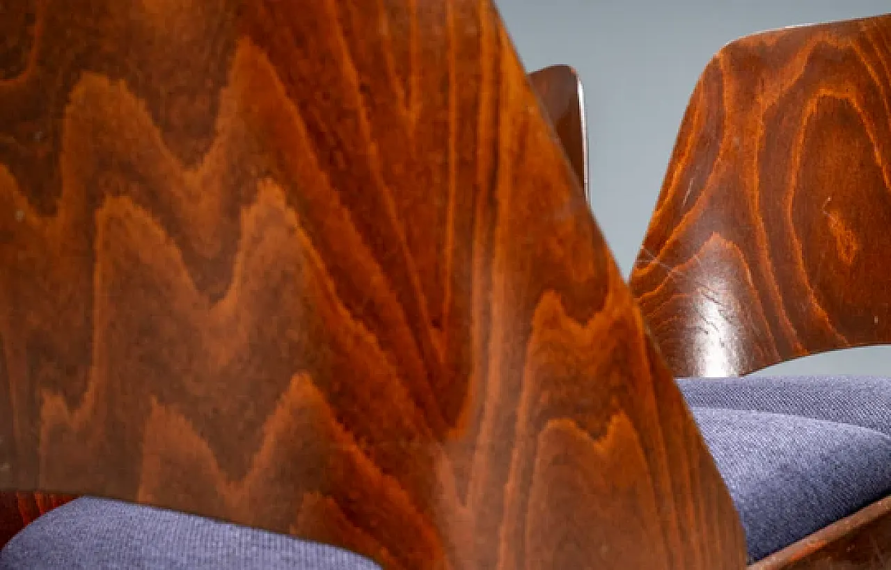 4 sedie TON 514 di Oswald Haerdtl, anni '50 9