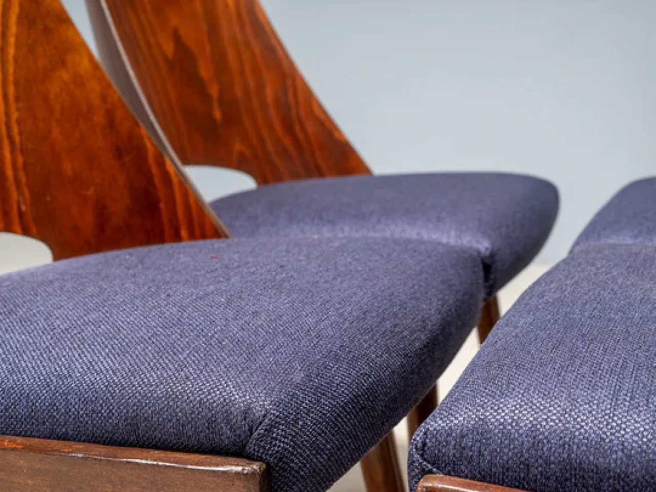 4 sedie TON 514 di Oswald Haerdtl, anni '50 10