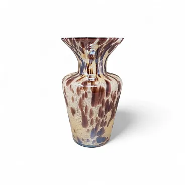 Vaso artigianale in vetro di Murano di Maestro del Vetro, anni '70