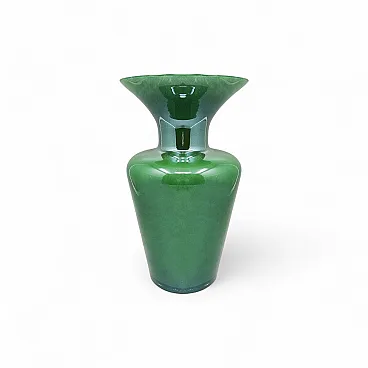 Vaso artigianale in vetro di Murano di Maestro del Vetro, anni '70