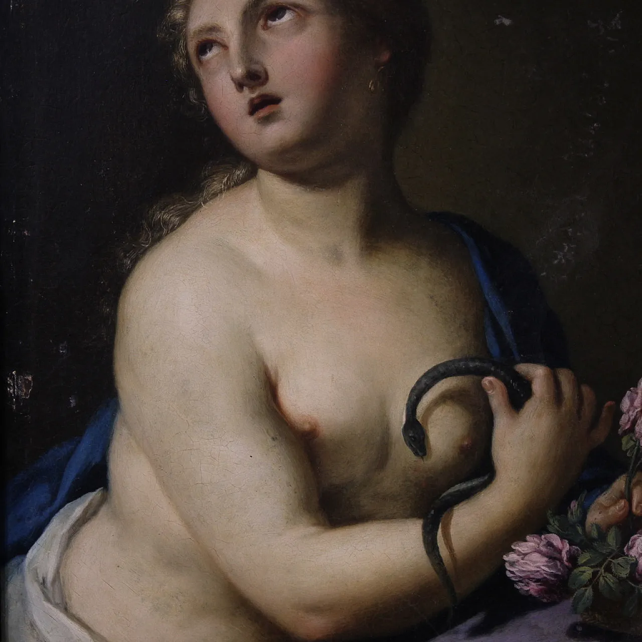 The Death of Cleopatra, oil on copper, 18th century 3