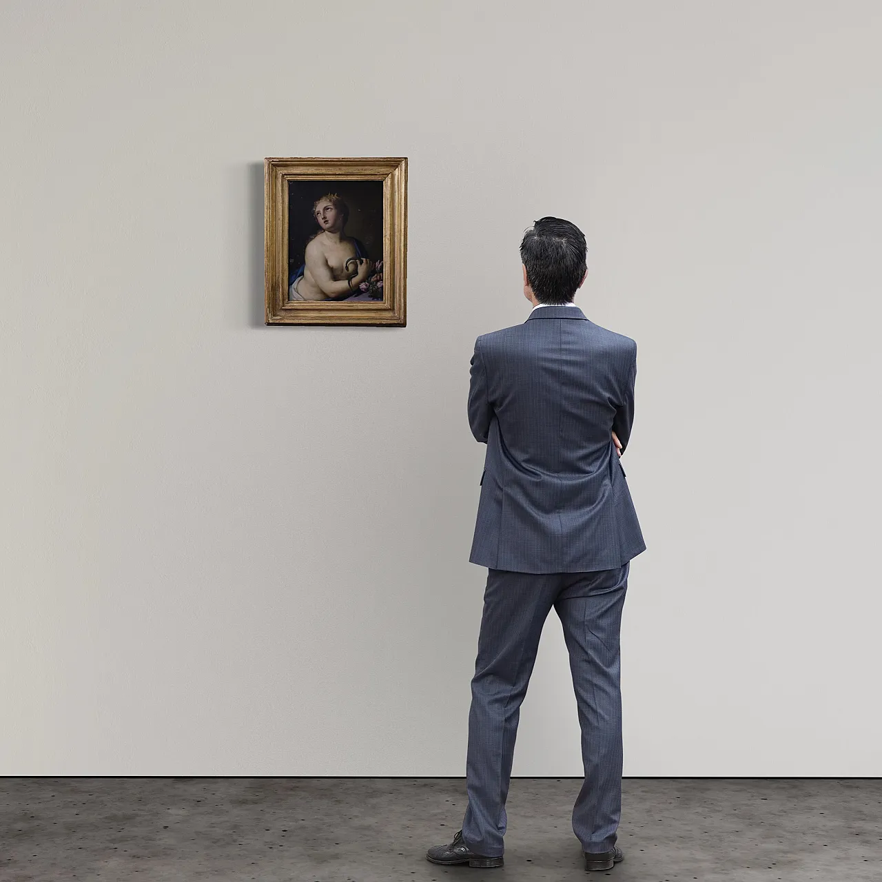 The Death of Cleopatra, oil on copper, 18th century 4