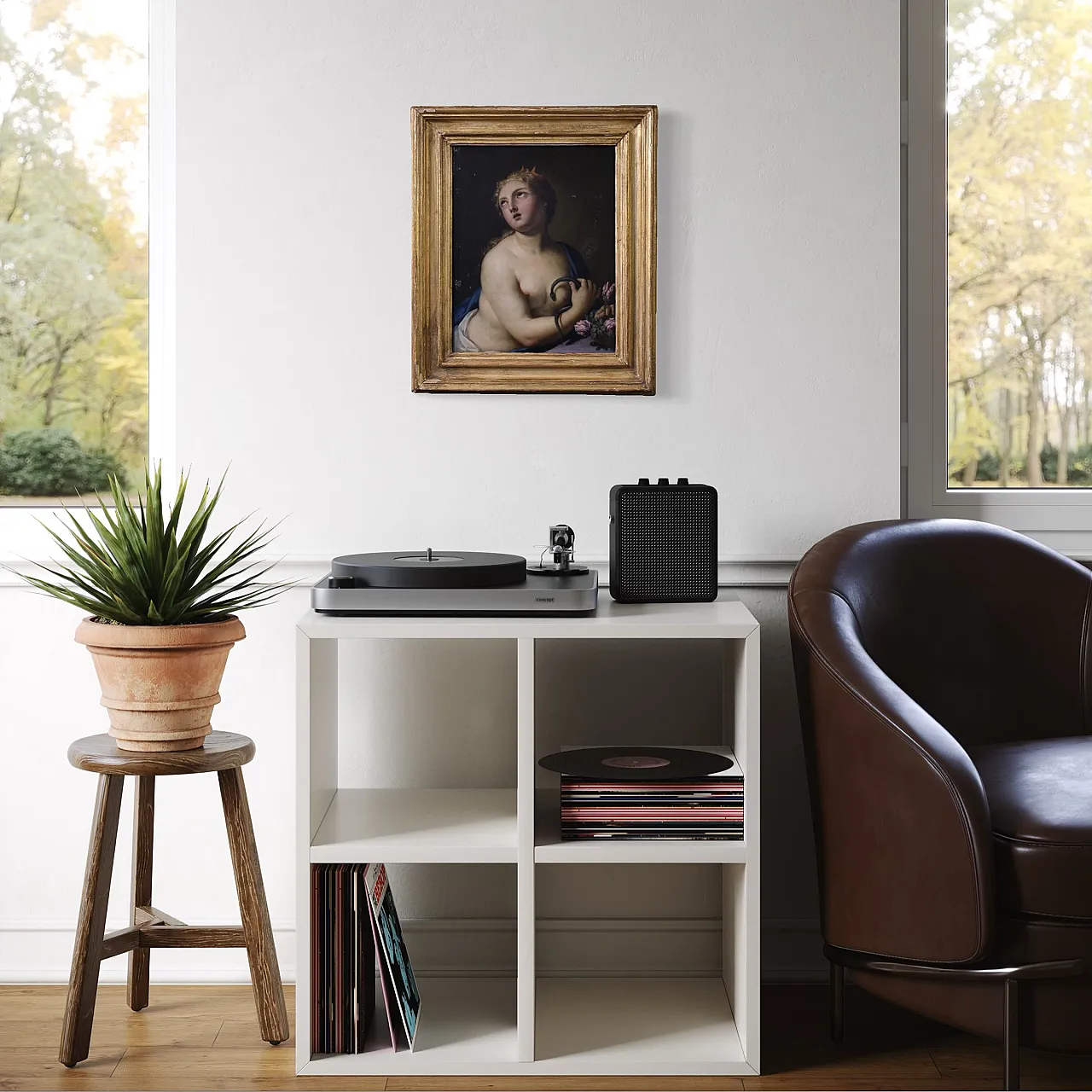 The Death of Cleopatra, oil on copper, 18th century 7