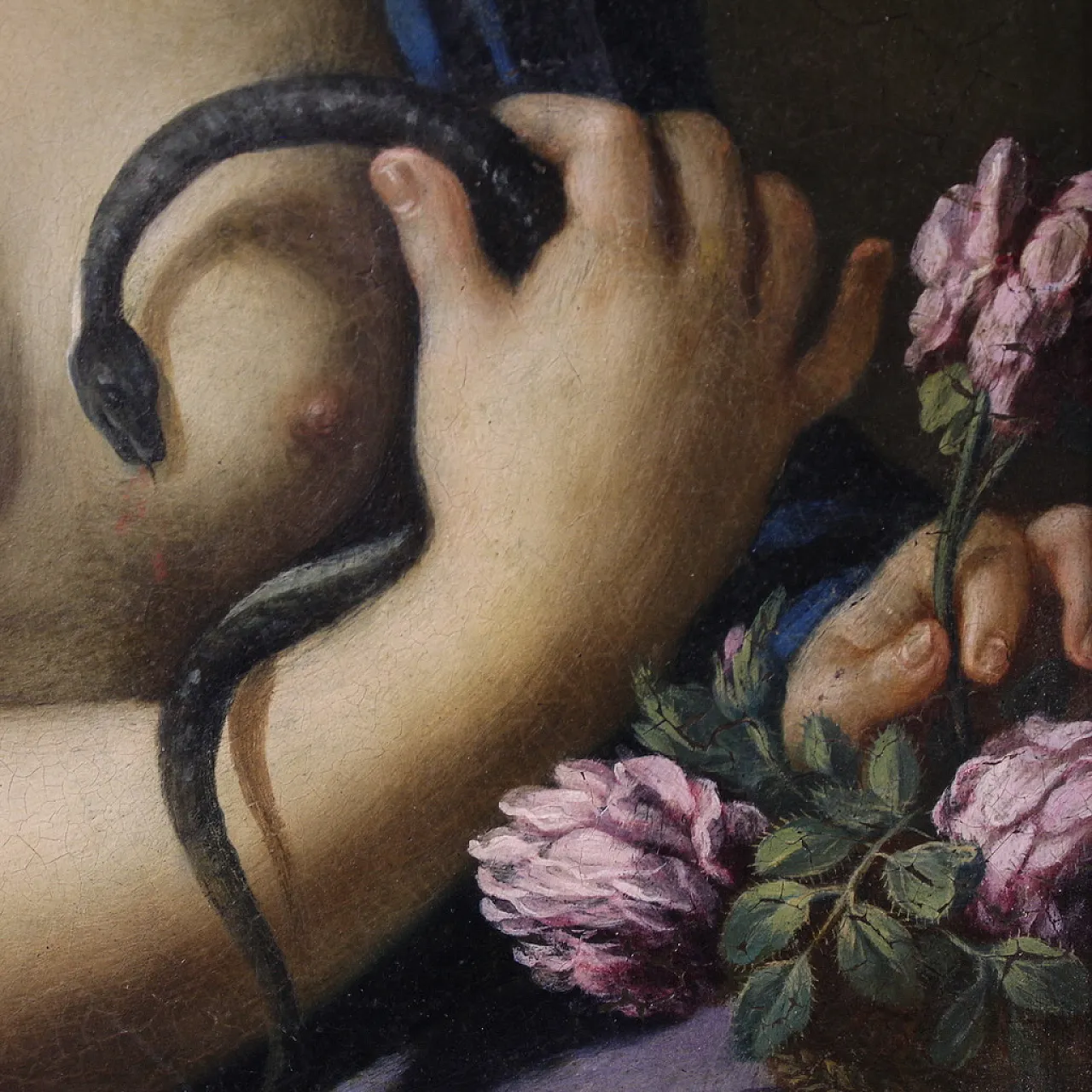 The Death of Cleopatra, oil on copper, 18th century 11