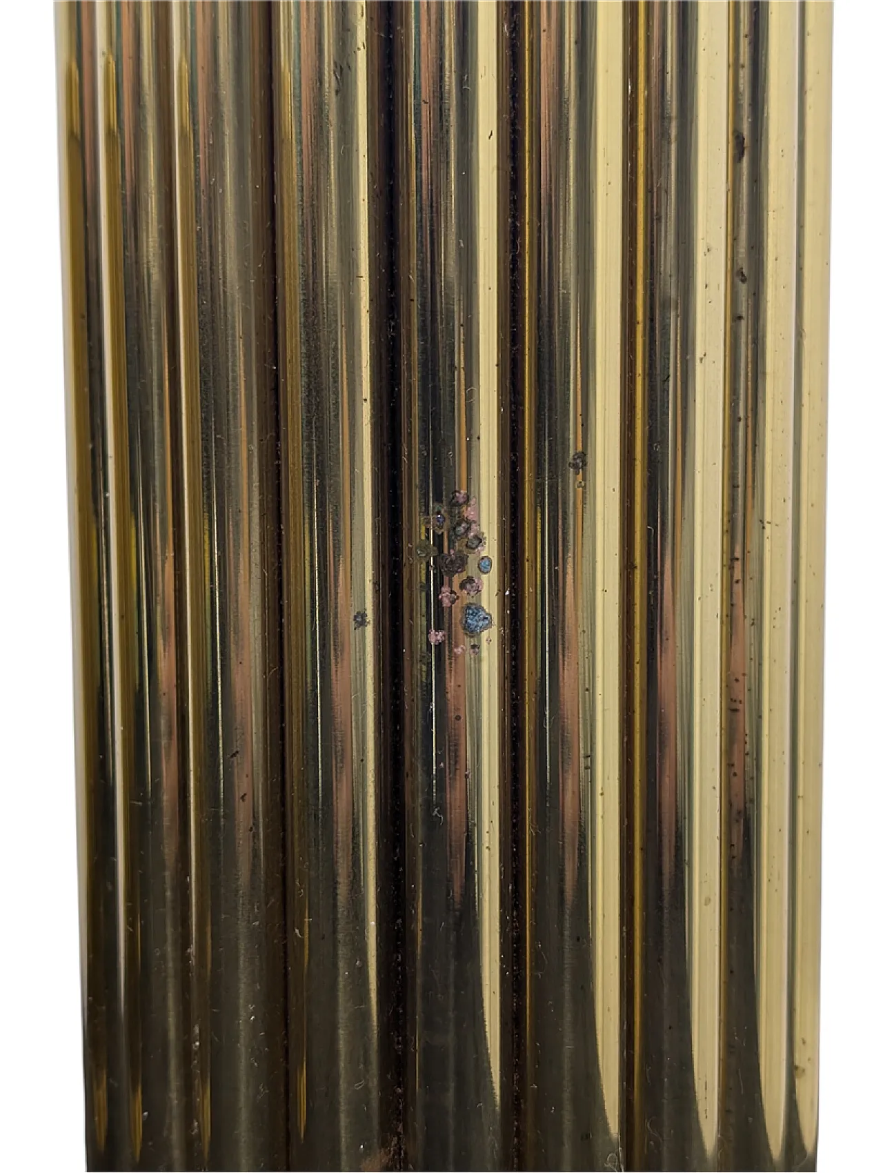 3 brass table lamps, 1970s 9