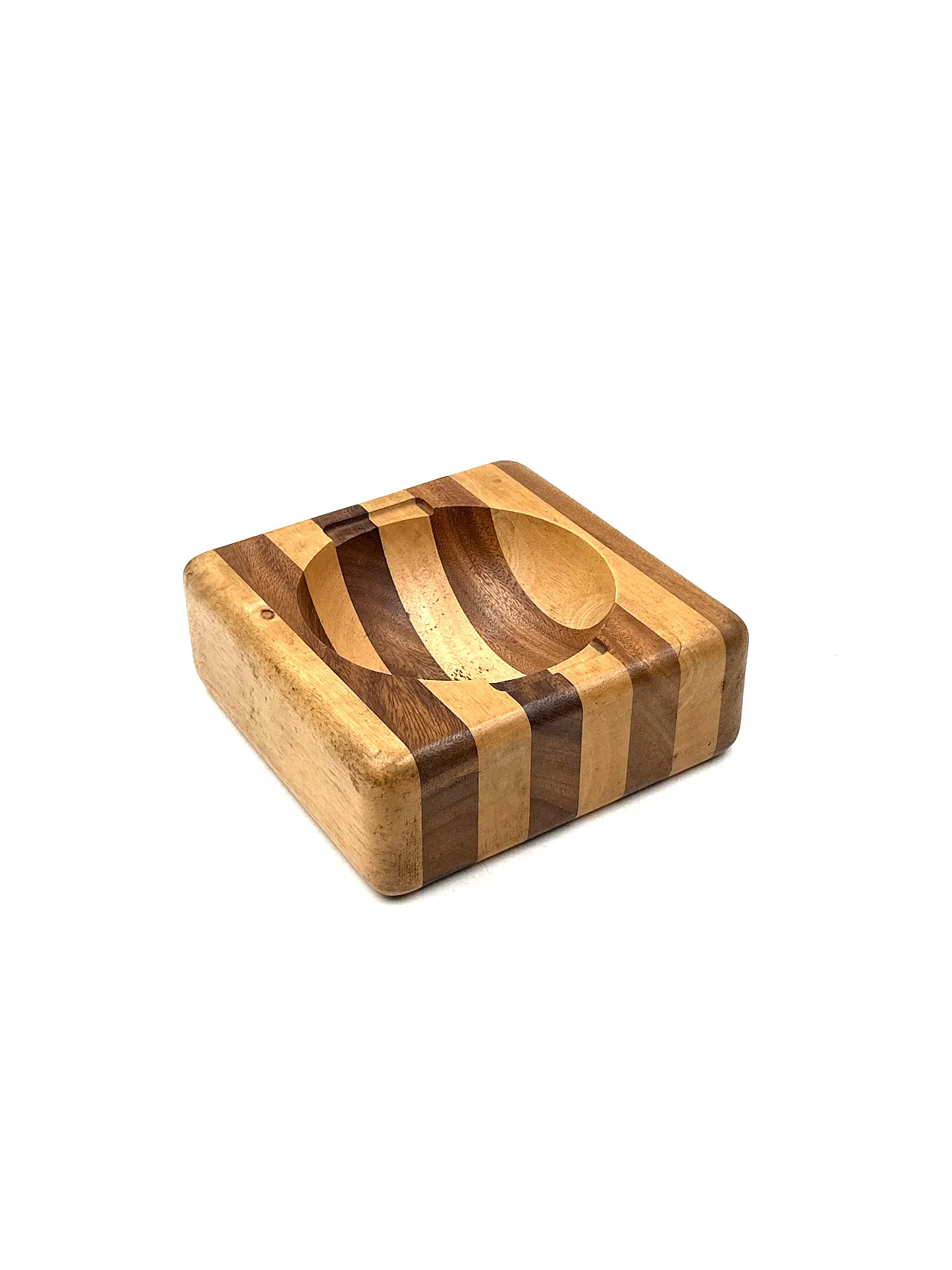 Midcentury wooden bowl, Italy, circa 1970 14