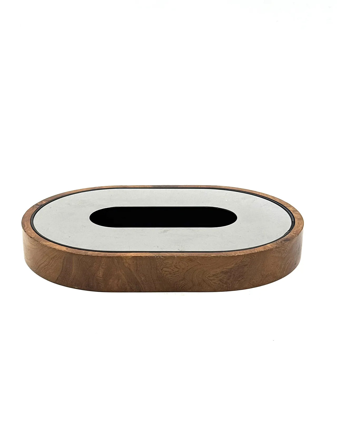 Midcentury Italian olive wood ashtray, circa 1970 9