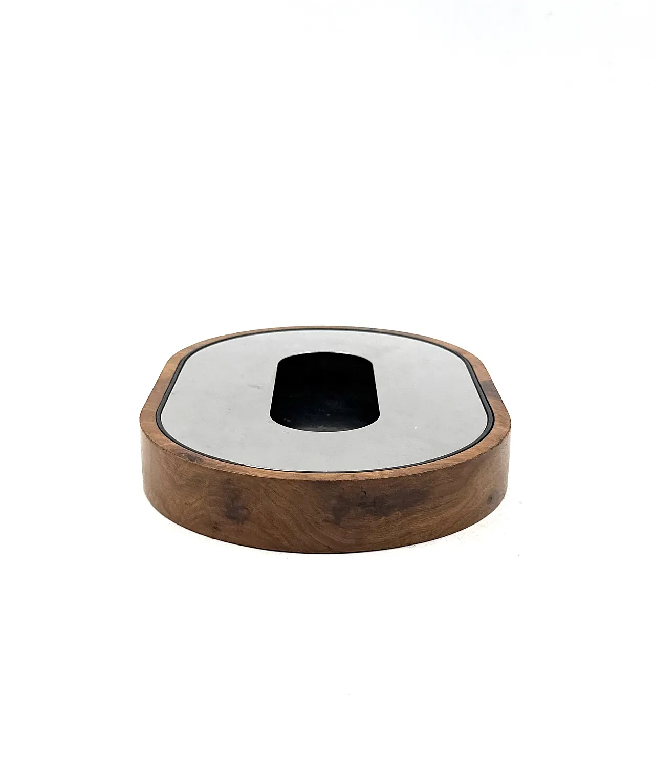 Midcentury Italian olive wood ashtray, circa 1970 12