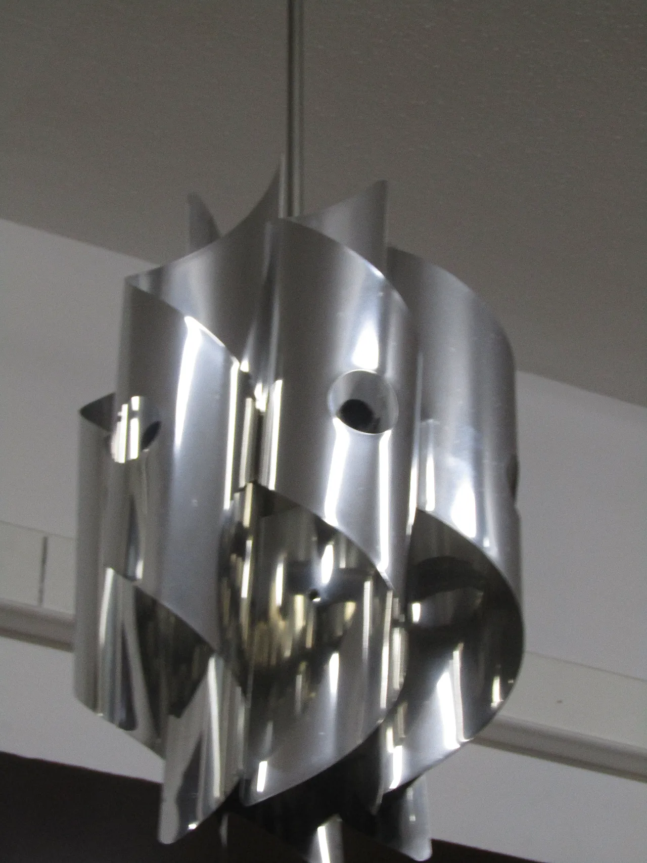 chandelier crhome steel 2