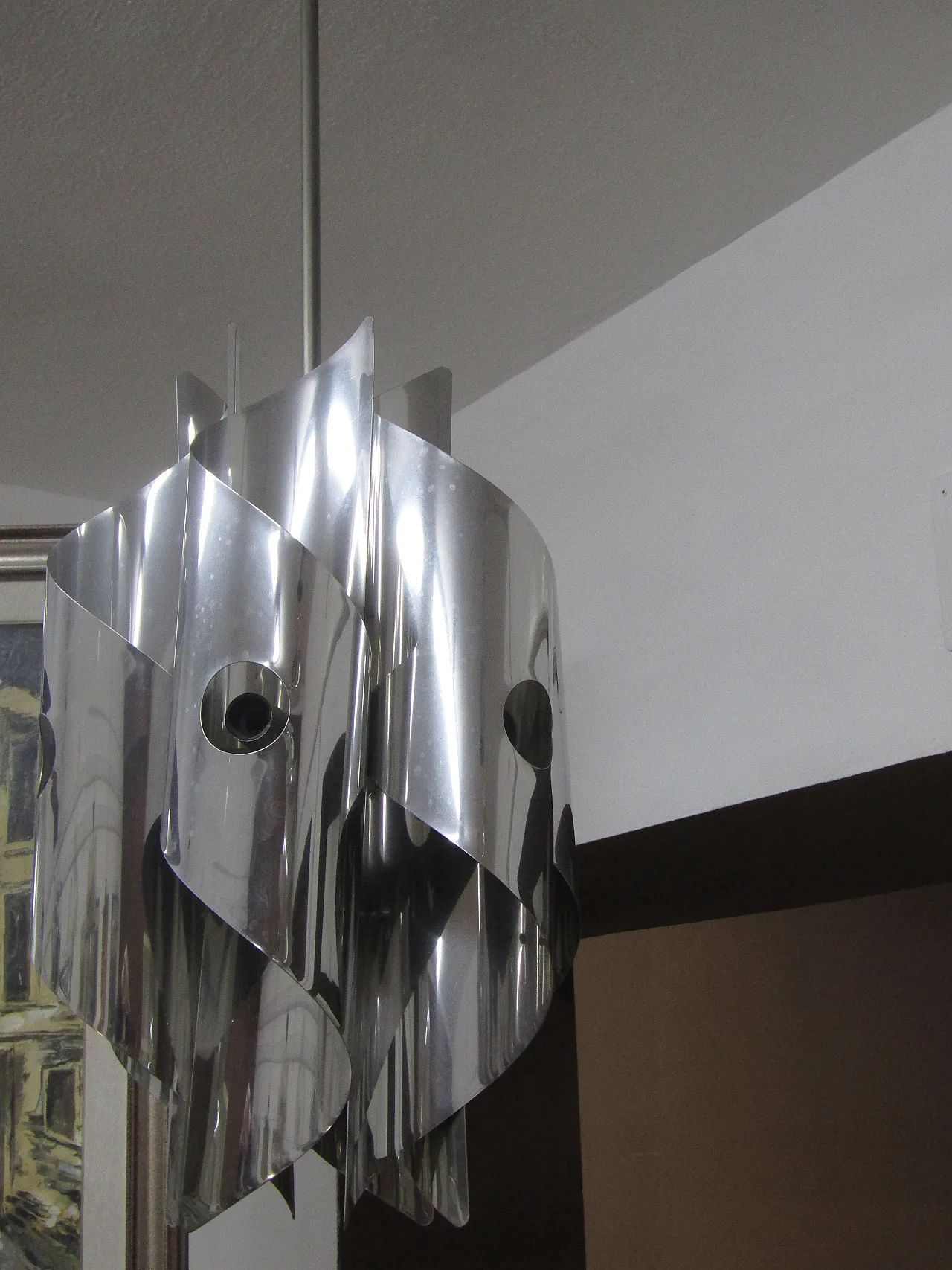 chandelier crhome steel 3