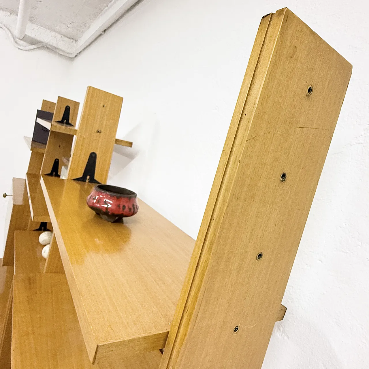 Oak bookcase shelf 4