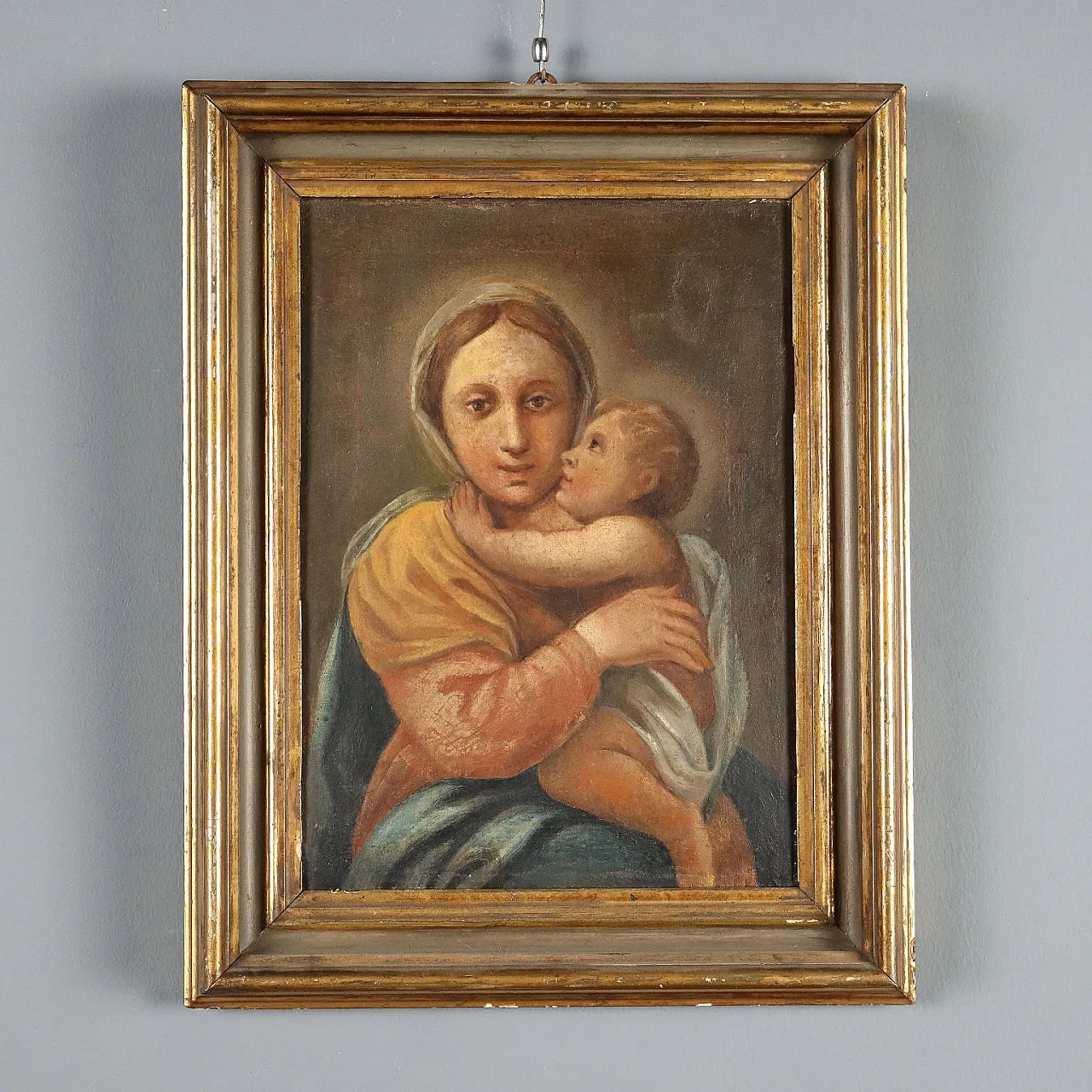 Scena sacra della maternità, olio su tela, '700 1