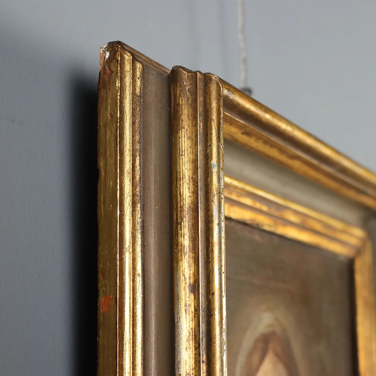 Scena sacra della maternità, olio su tela, '700 8