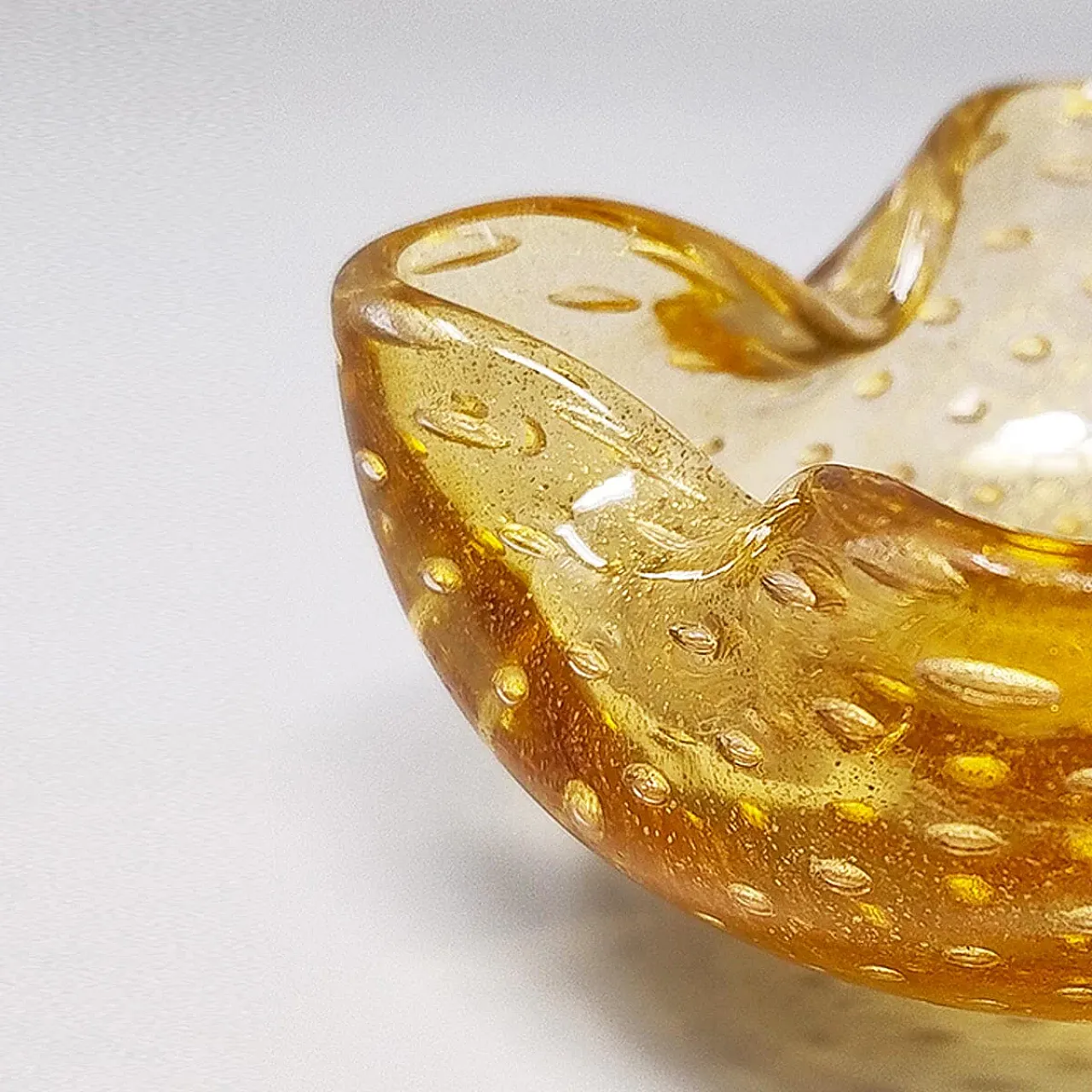 Posacenere in vetro di Murano di Flavio Poli per Seguso, anni '60 5