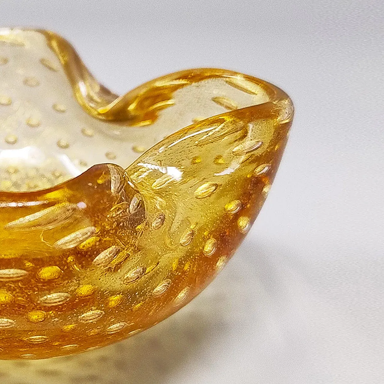 Posacenere in vetro di Murano di Flavio Poli per Seguso, anni '60 6