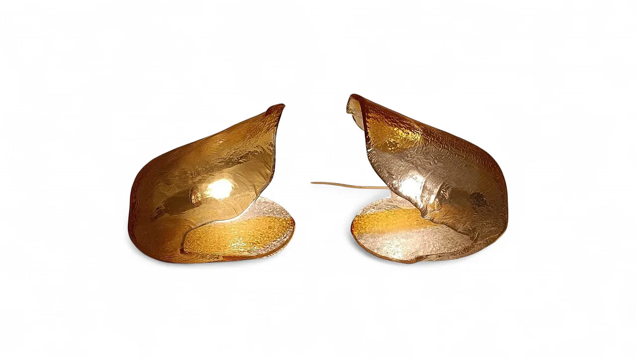 Pair of La Murrina Shell lamps, 1970s 16