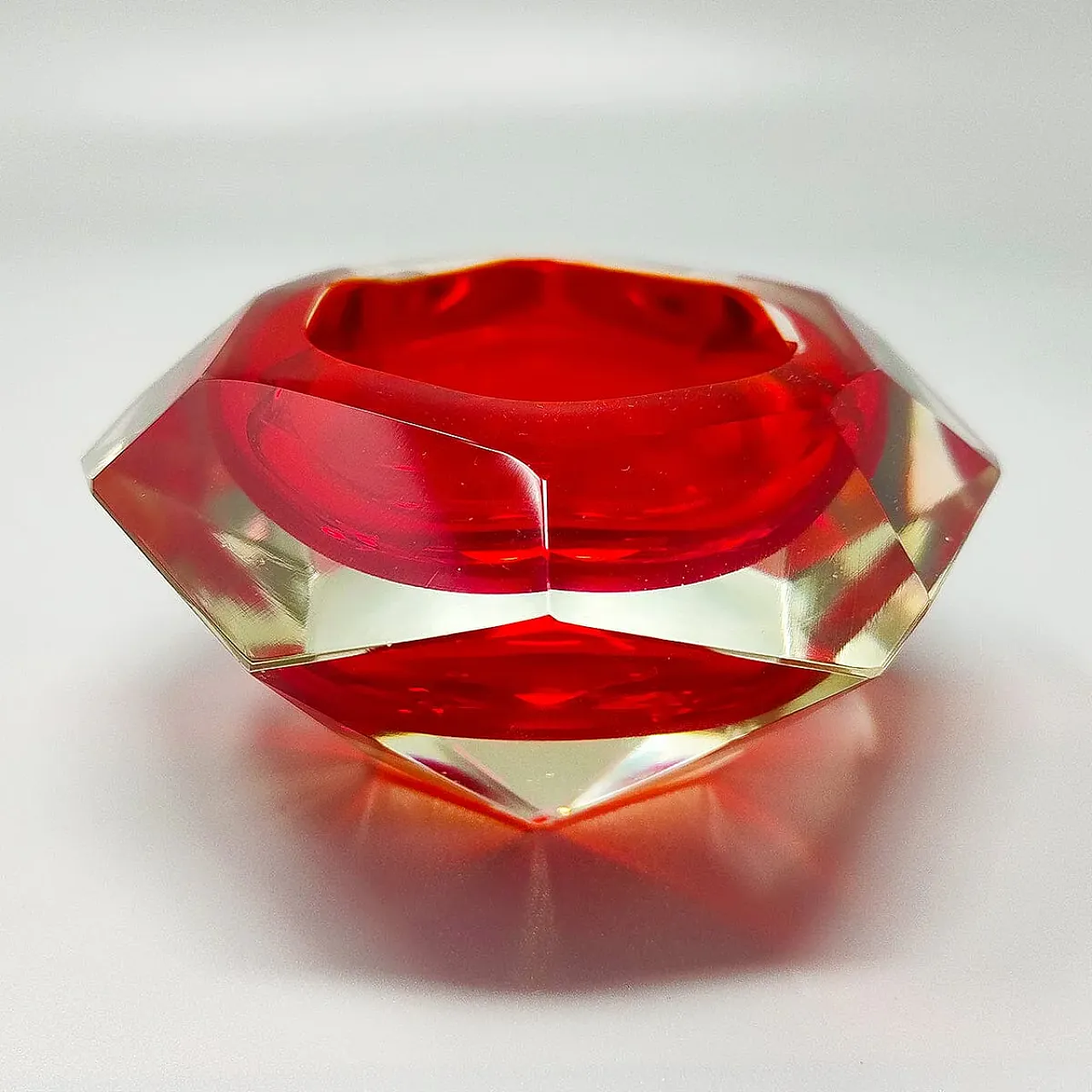 Posacenere in vetro di Murano di Flavio Poli per Seguso, anni '60 1