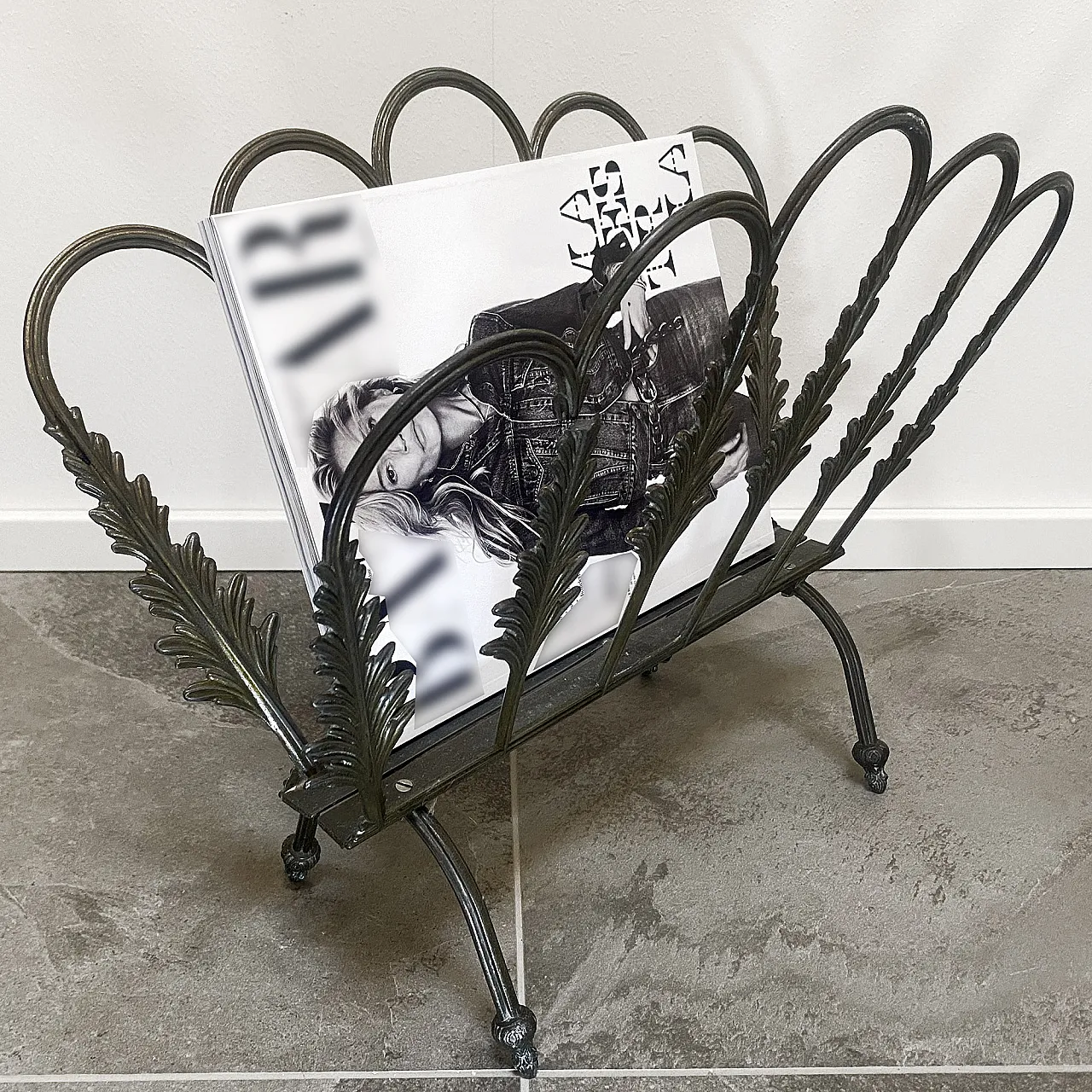 70s floral magazine rack 9