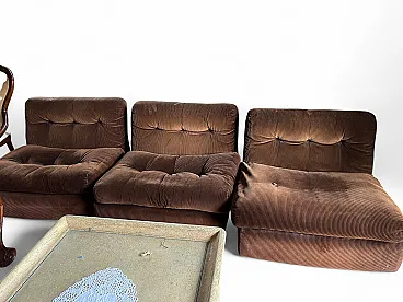 Divano 5 moduli Amatea di Mario Bellini per Cassina, anni '70