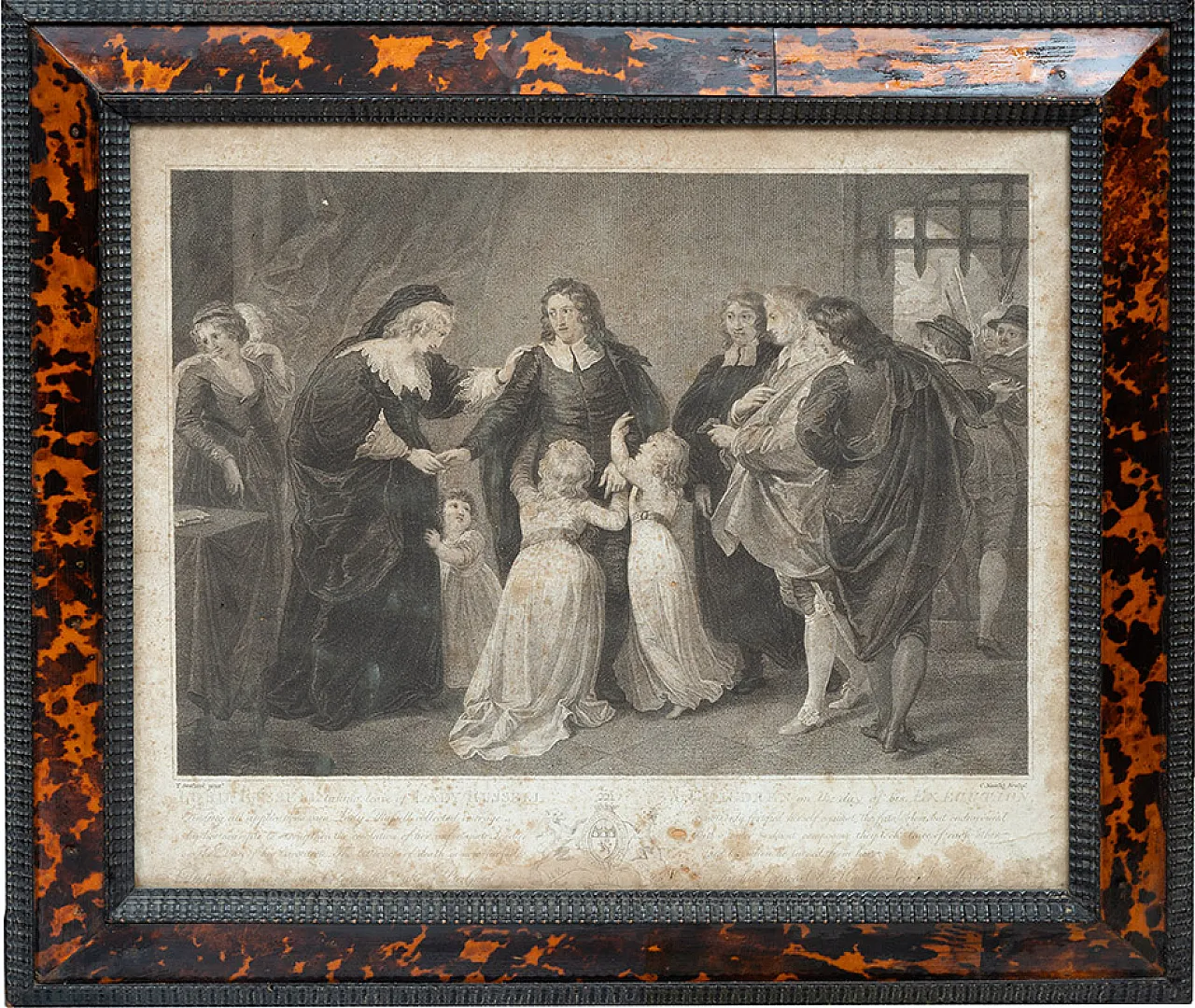 Pair of lithographs Napoleon III with contemporary frames,19th century 2