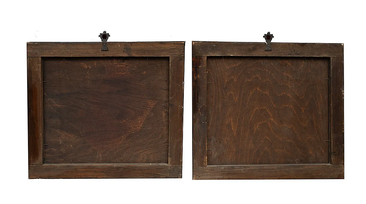 Pair of lithographs Napoleon III with contemporary frames,19th century 4