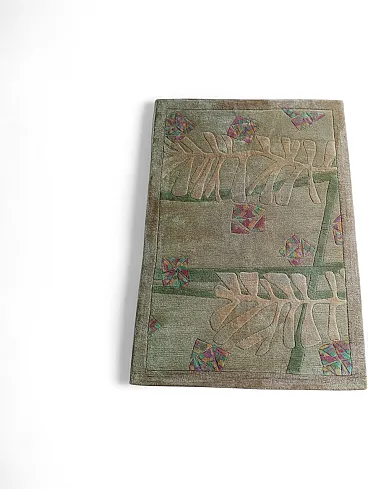 Tappeto Hand tafted in lana, anni '60