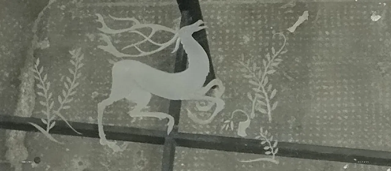 Tavolino in vetro molato di Gió Ponti Ferro, anni '50 4