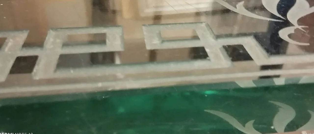 Tavolino in vetro molato di Gió Ponti Ferro, anni '50 10