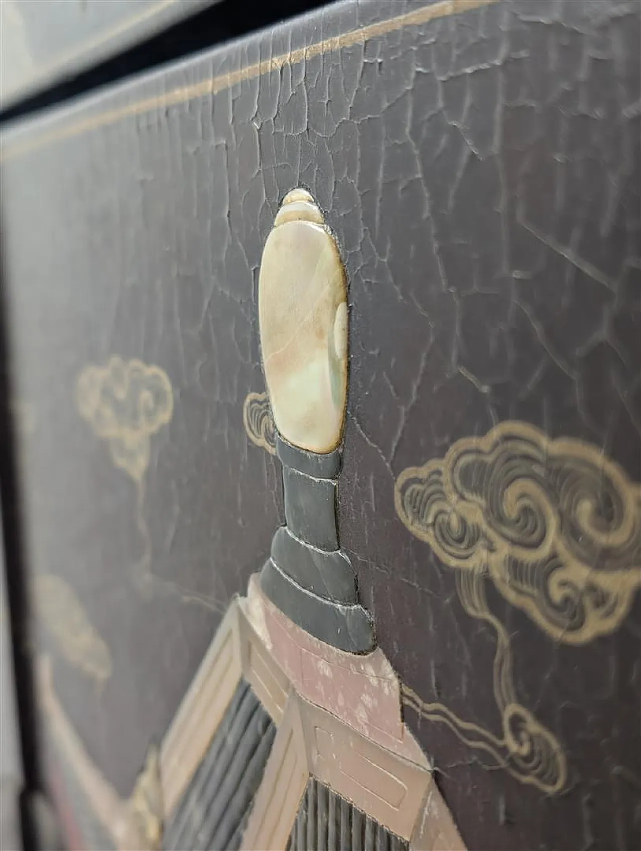 Mobile bar cinese artigianale con illuminazione, metà '900 18