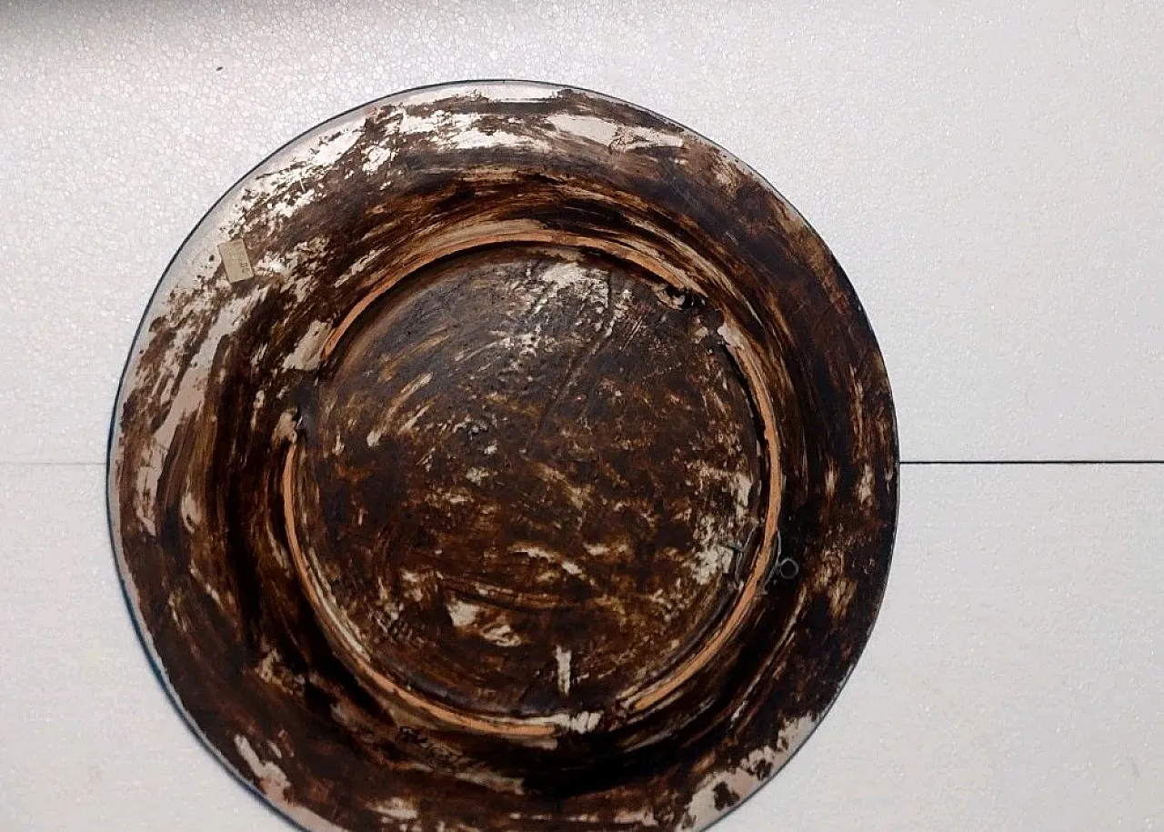 Piatto dipinto, G.Licata Sciacca, anni '60 9