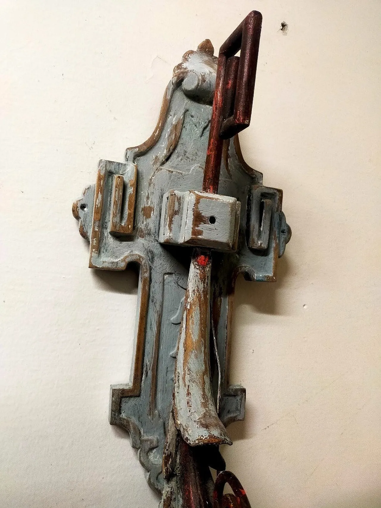 Coppia di applique in legno laccato, '800 9