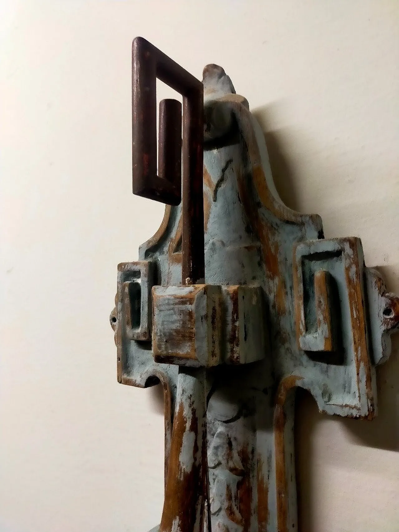 Coppia di applique in legno laccato, '800 10