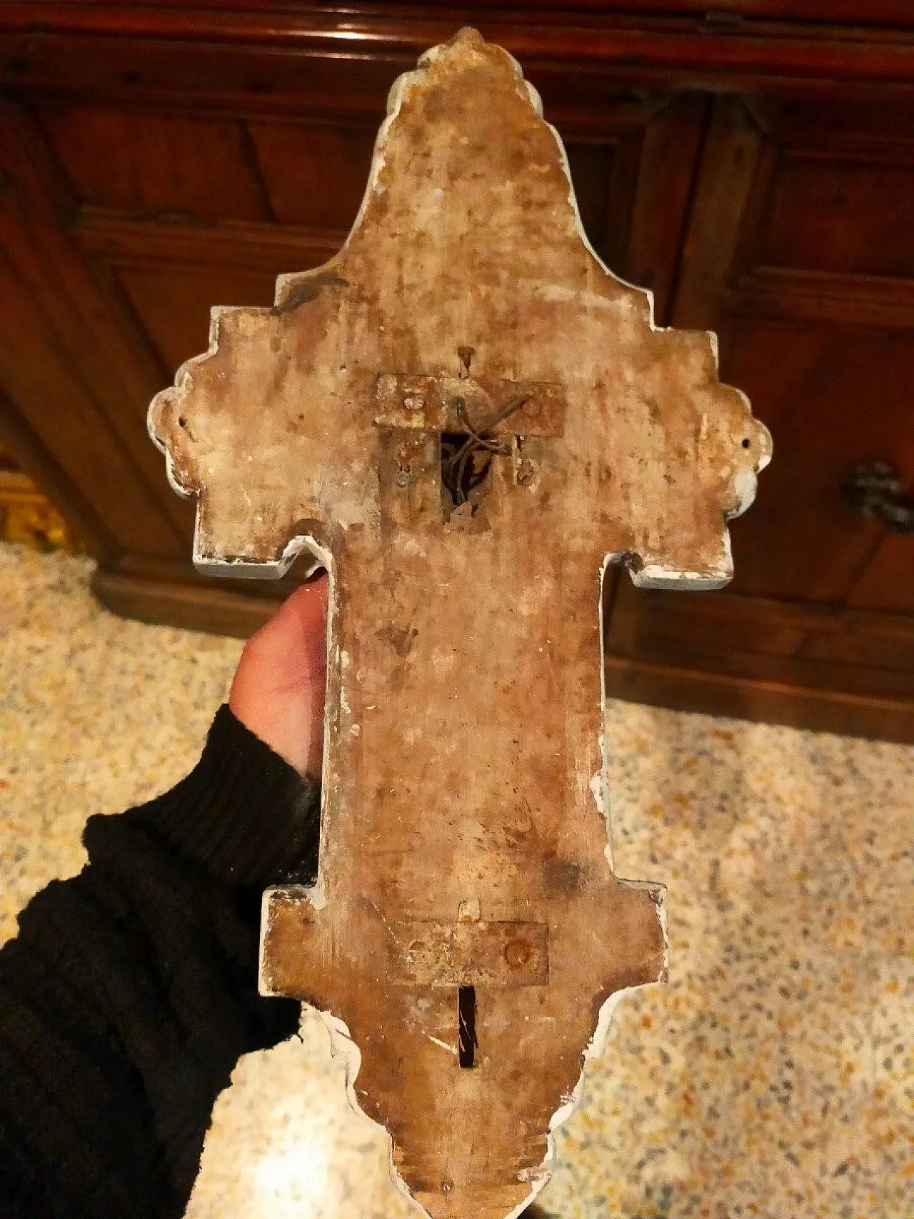 Coppia di applique in legno laccato, '800 12