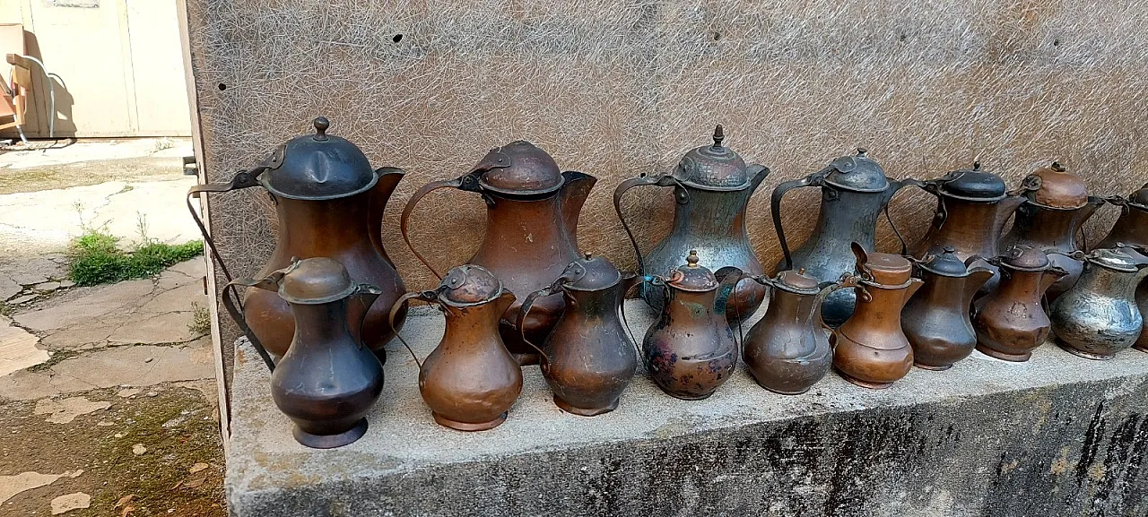 22 Copper Cuccume, 19th century 13