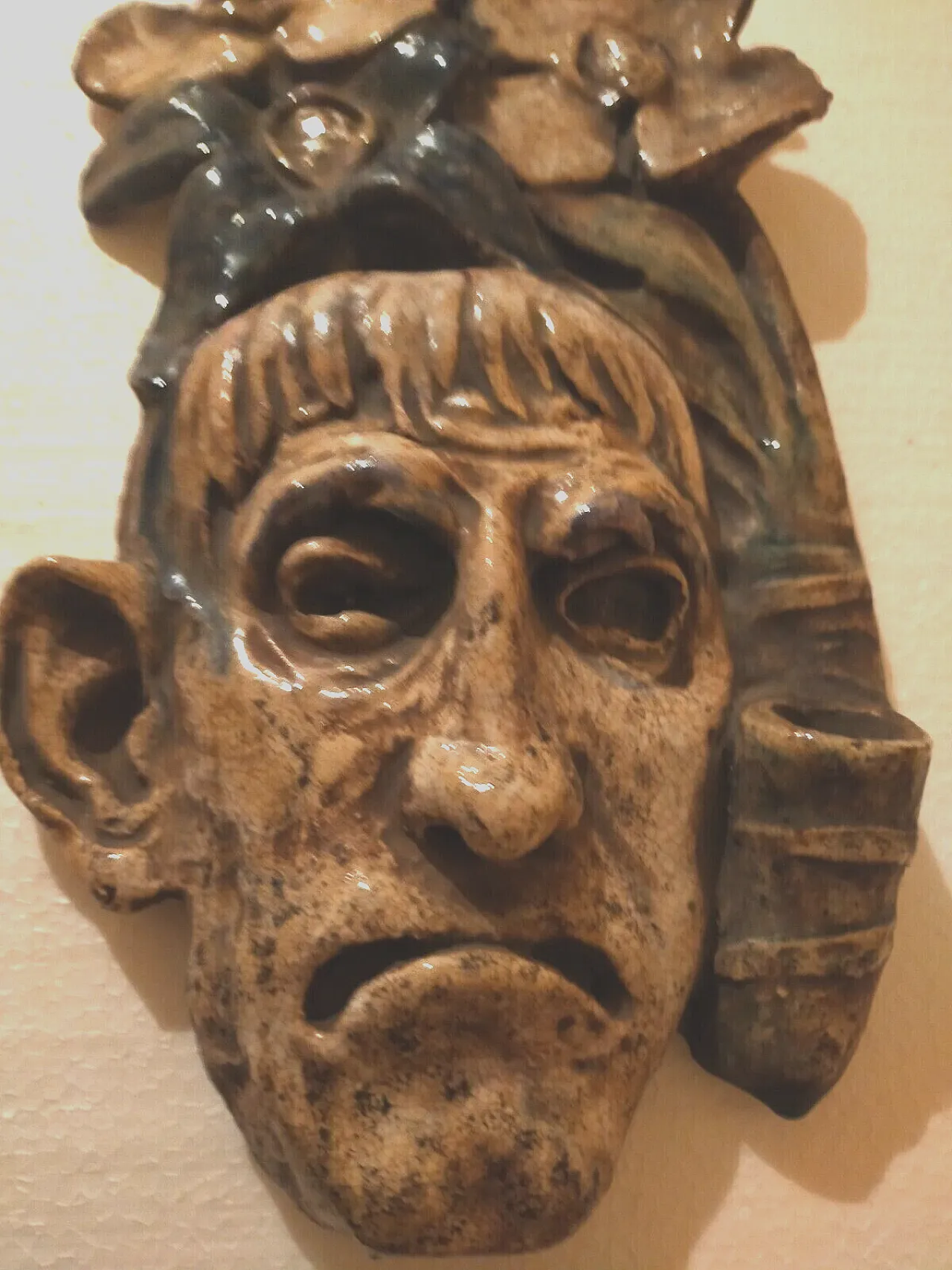 Majolica sculpture by R. Pucci, 1950s 2