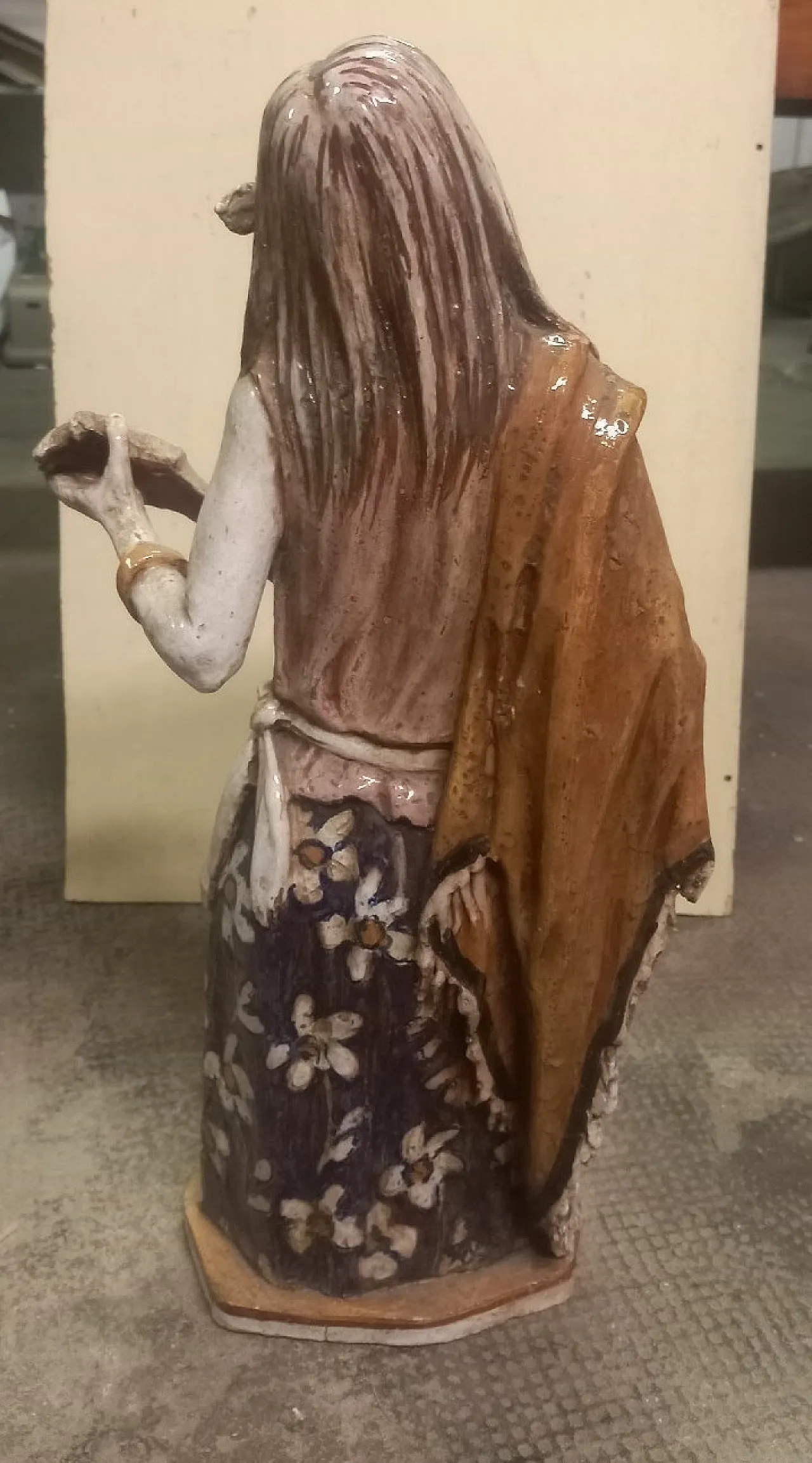 Scultura in terracotta smaltata attribuita a Roberto Pucci, '900 7