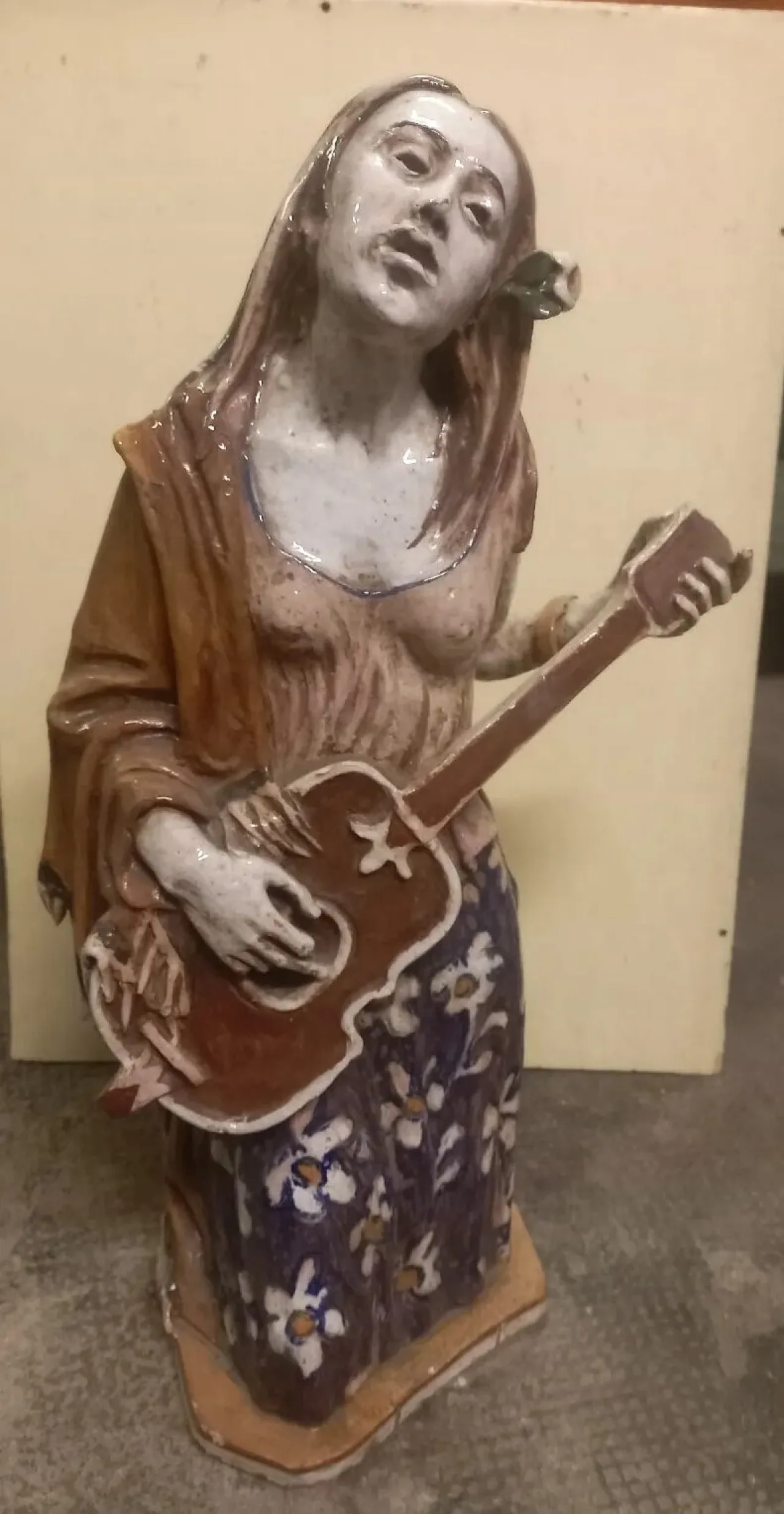 Scultura in terracotta smaltata attribuita a Roberto Pucci, '900 9