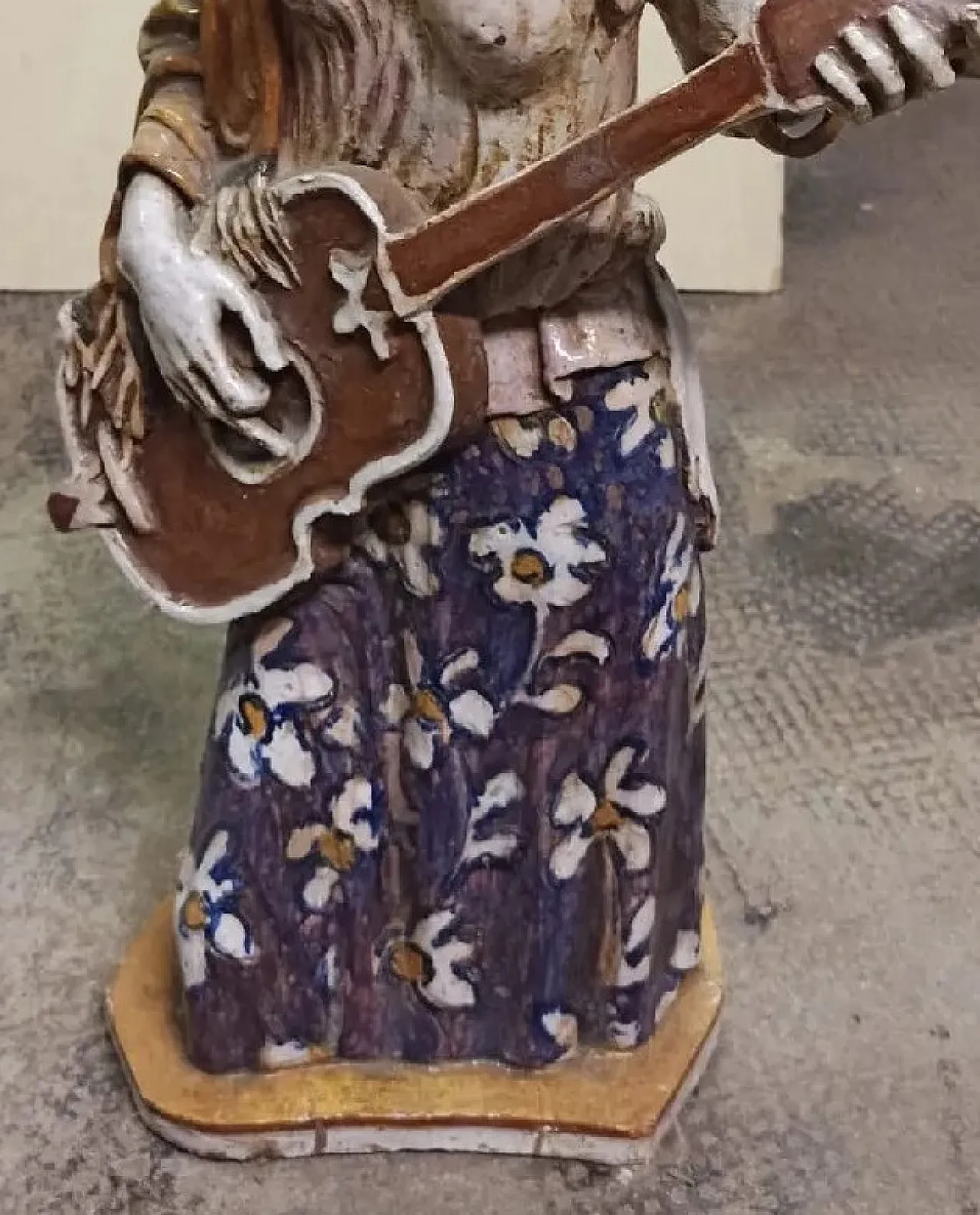 Scultura in terracotta smaltata attribuita a Roberto Pucci, '900 11