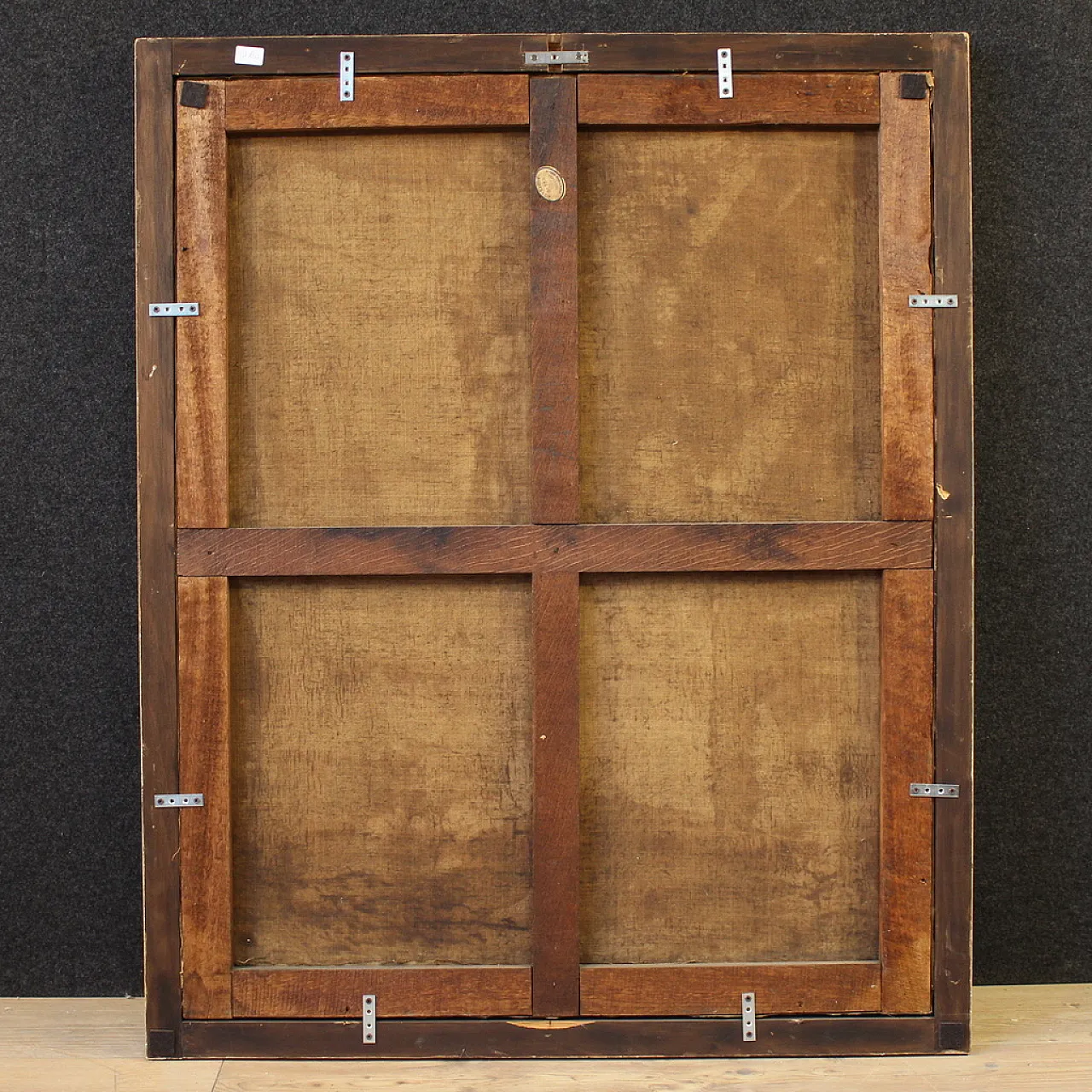 Quadro italiano paesaggio di campagna, '700 10