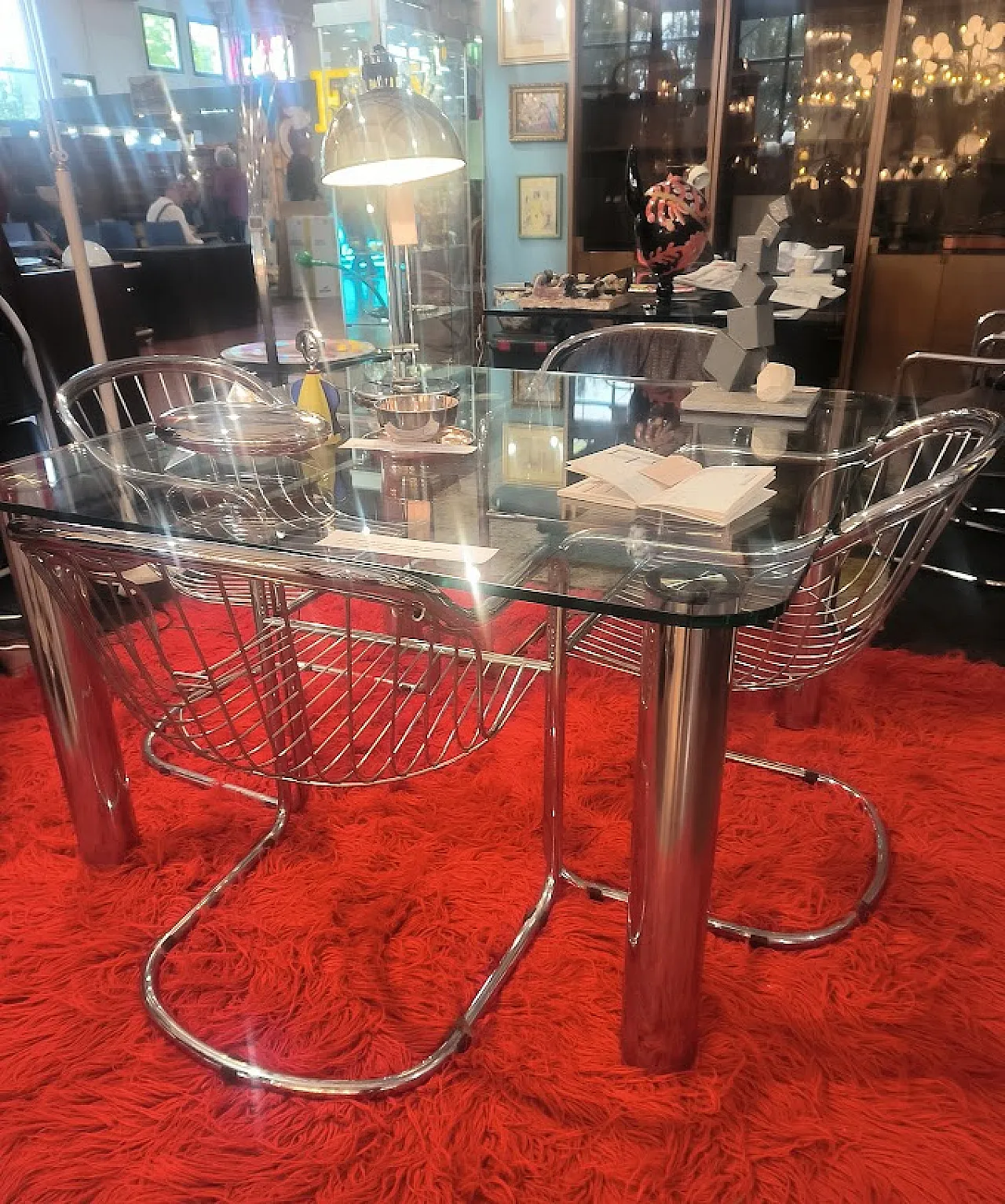 6 Sedie Sabrina di Gastone Rinaldi per Rima, anni '70 15